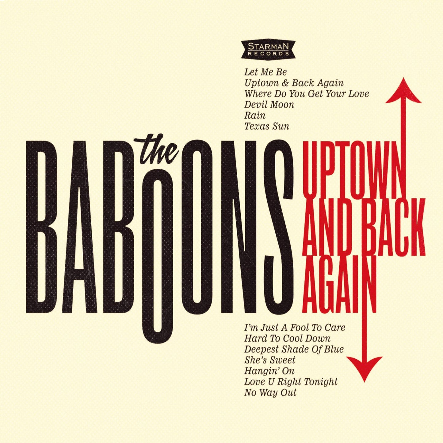 The Baboons - Uptown And Back Again CD