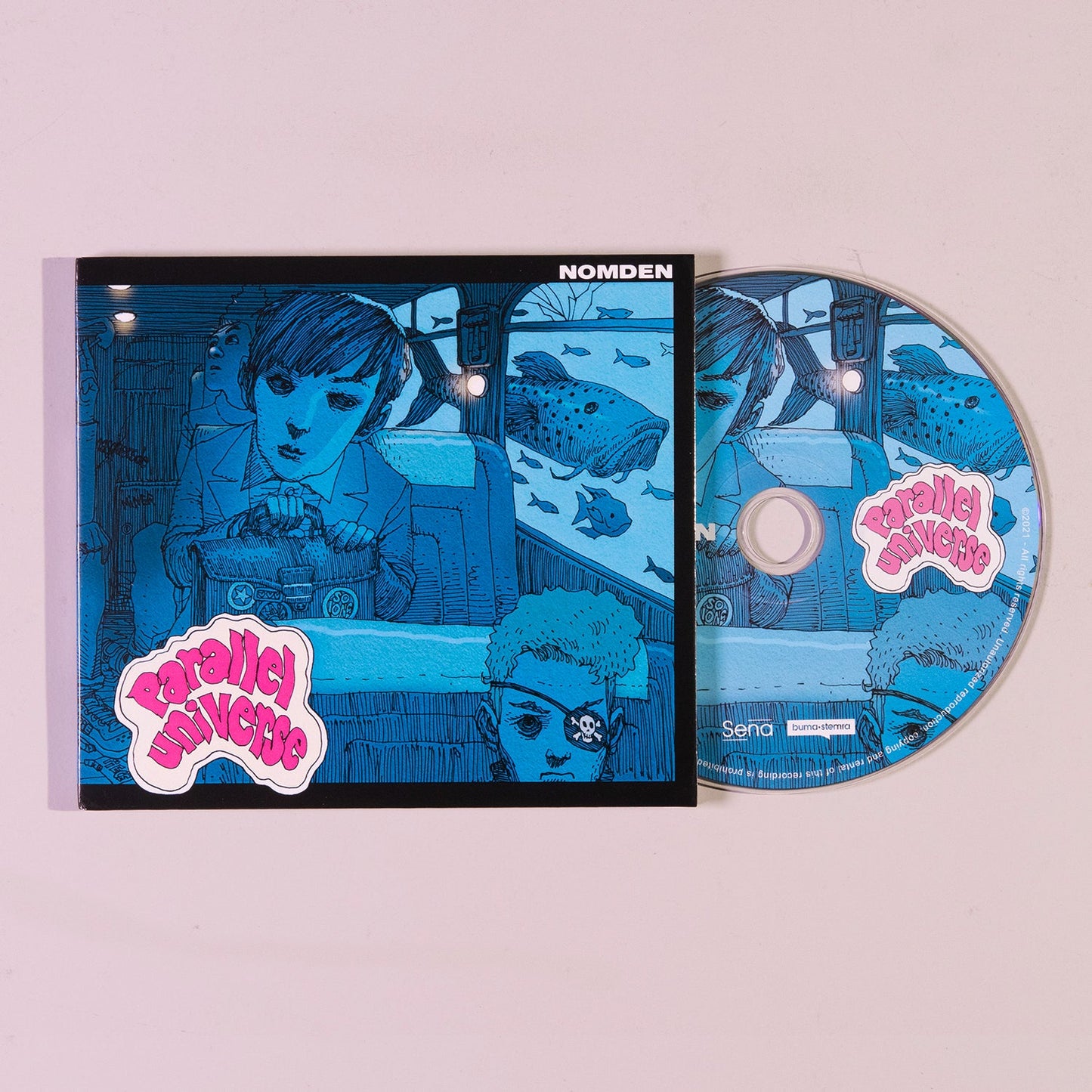 Nomden - Parallel Universe CD Open