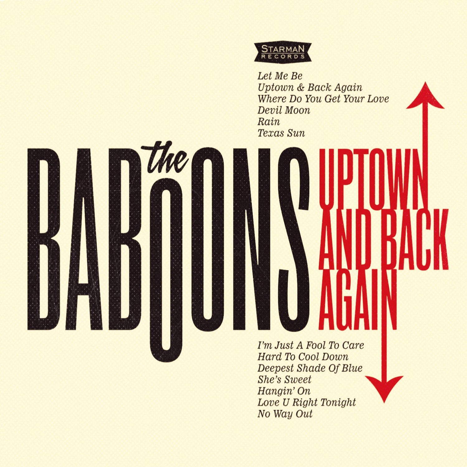 The Baboons - Uptown And Back Again CD 