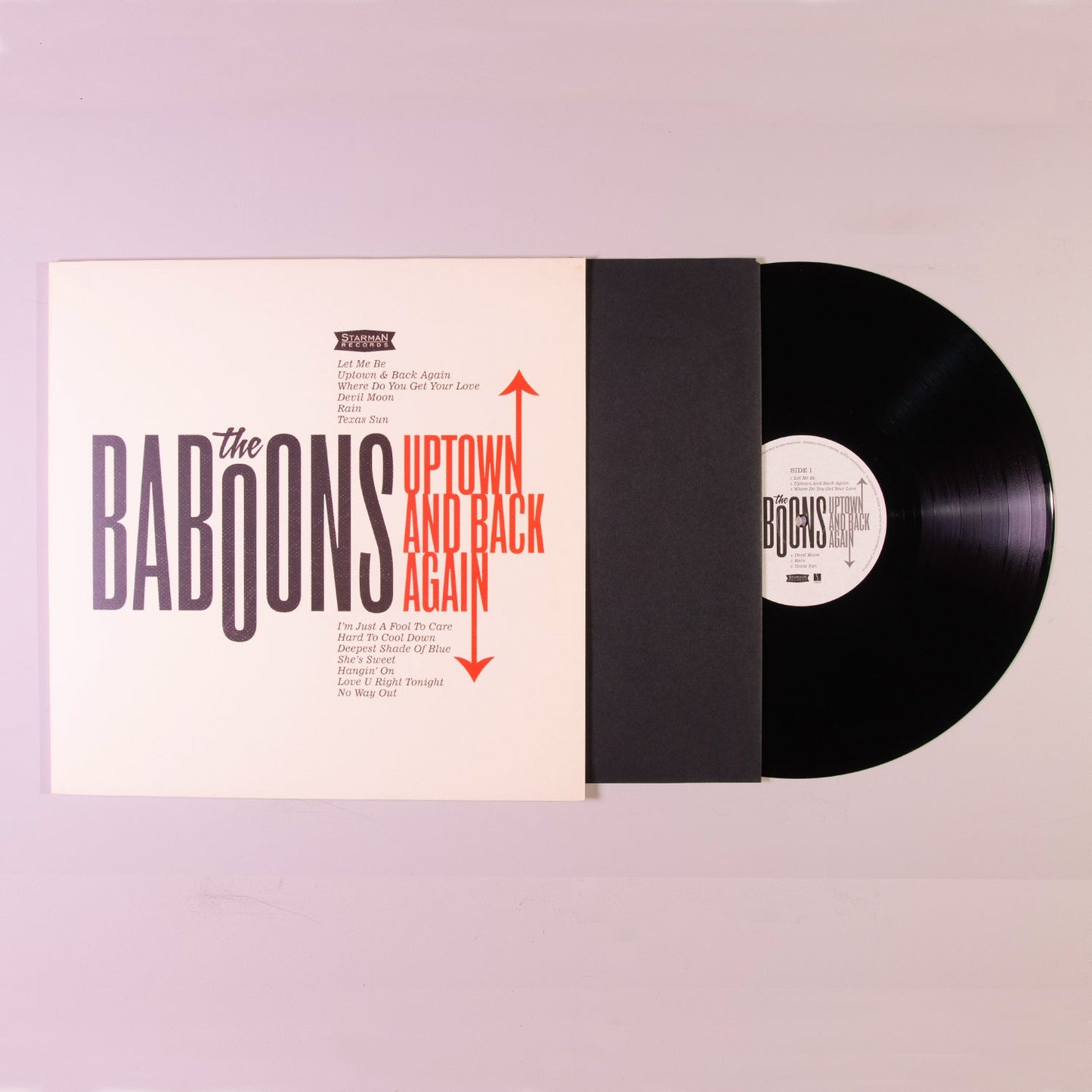 The Baboons - Uptown And Back Again LP Open