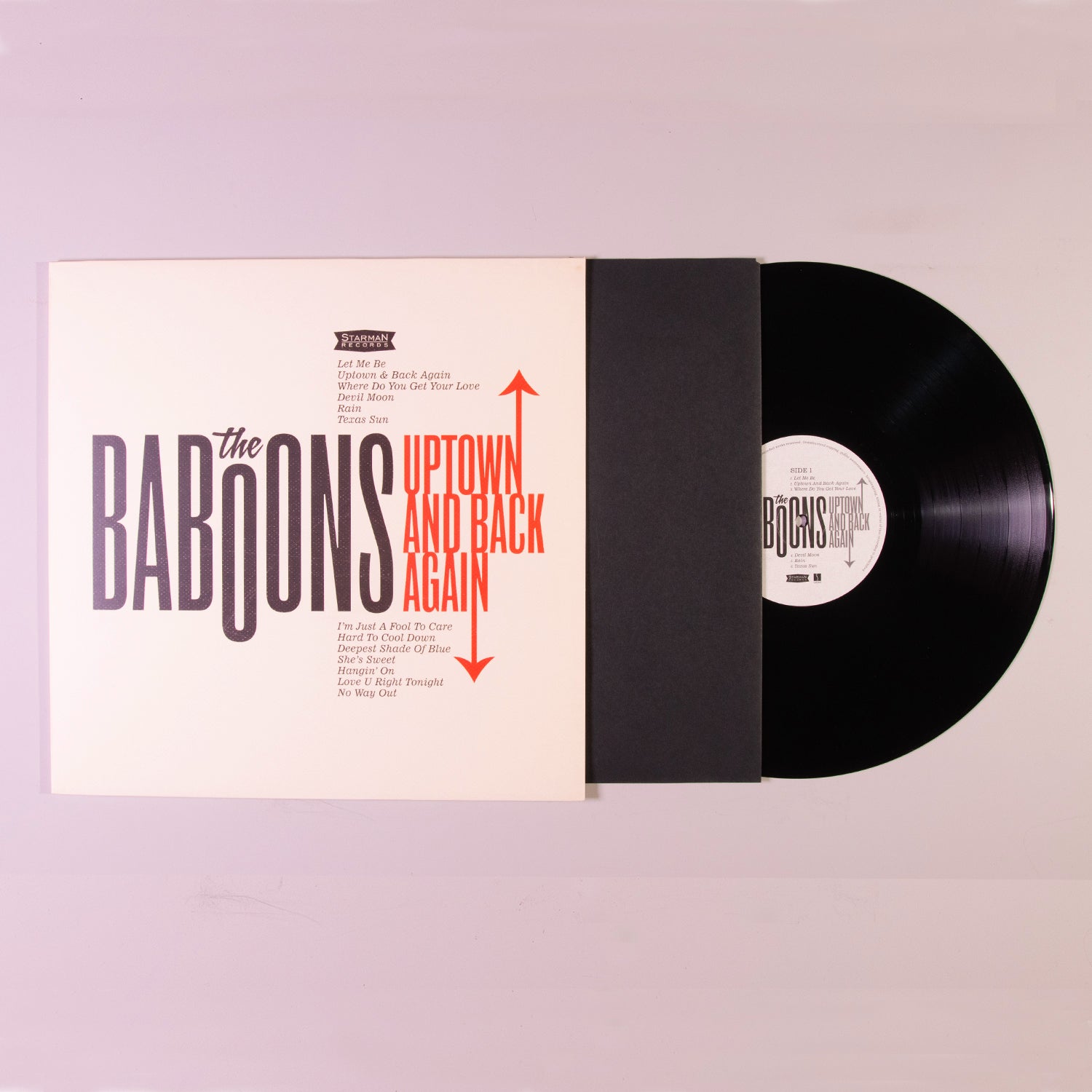 The Baboons - Uptown And Back Again LP Open