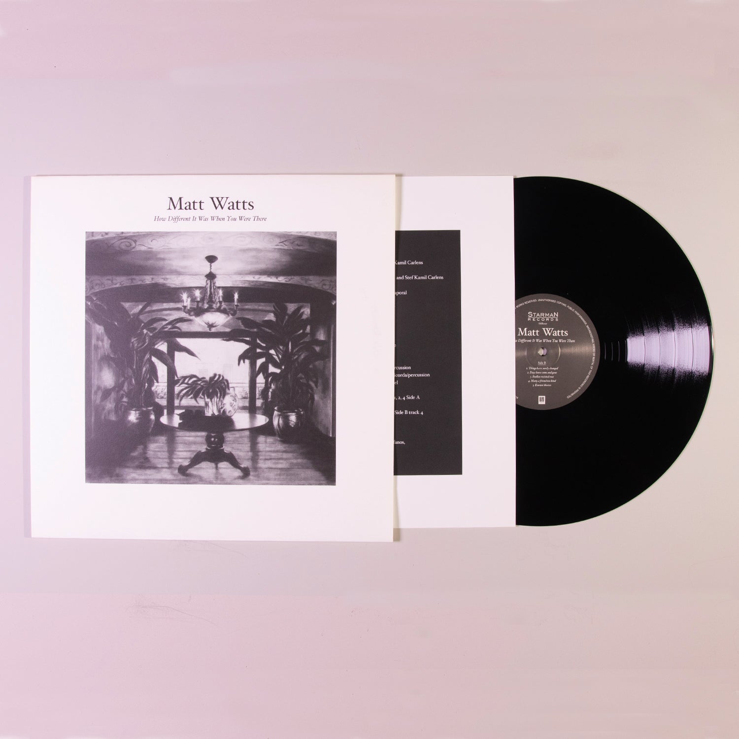 Matt Watts - How Different It Was When You Weren't Here LP Open