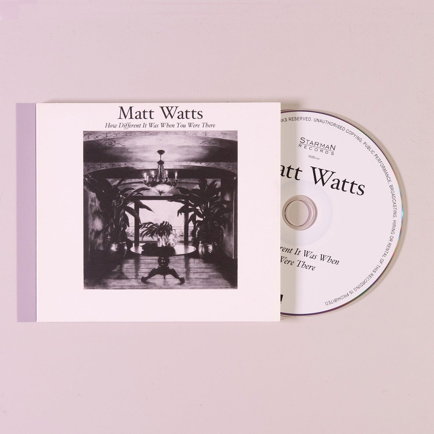 Matt Watts - How Different It Was When You Weren't Here CD Open