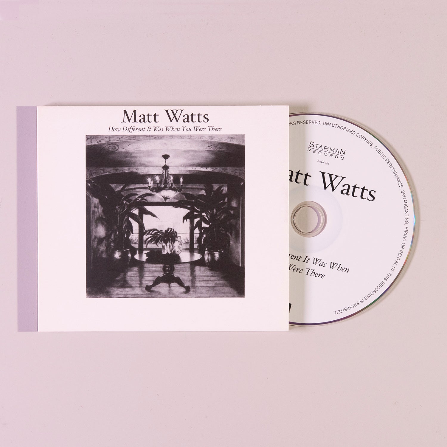Matt Watts - How Different It Was When You Weren't Here CD Open